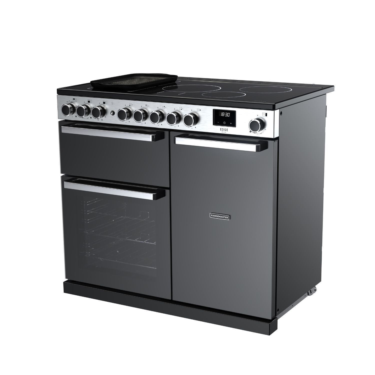 PRC Direct | Rangemaster Encore Deluxe 100cm IND Range Cooker, Black ...