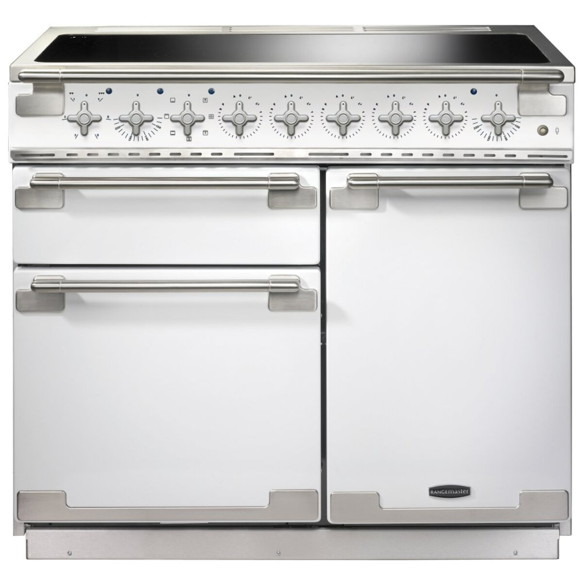 PRC Direct | Rangemaster Elise 100cm Induction Range Cooker, White ...