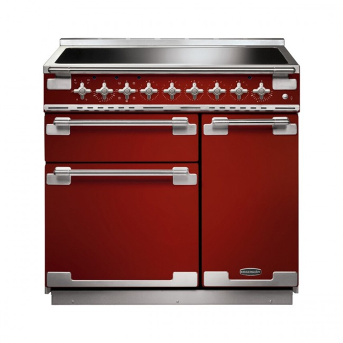 PRC Direct | Rangemaster Elise 90 Induction Range Cooker 107880, RED ...