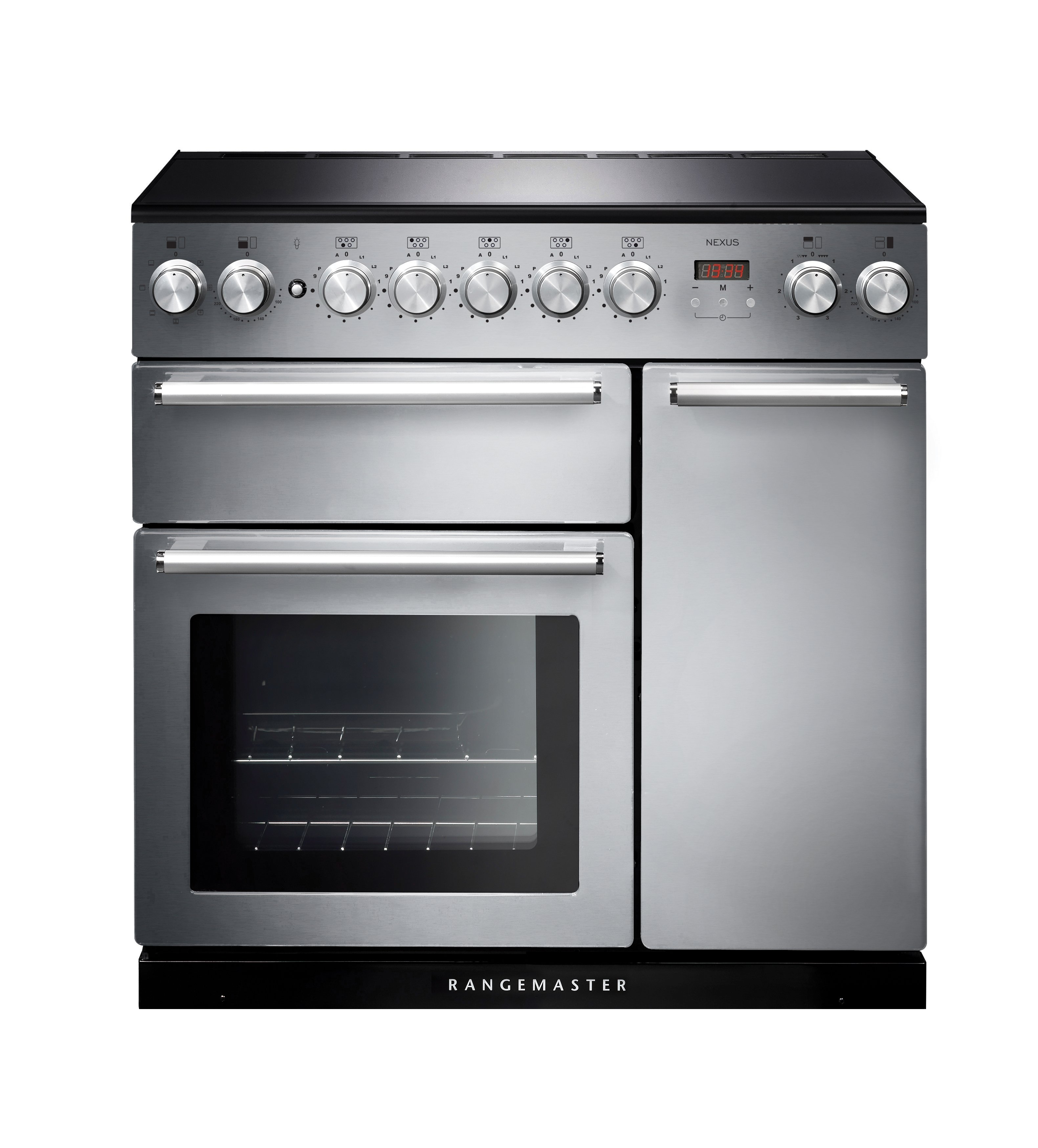 PRC Direct | Rangemaster 90cm Induction Range Cooker in S/Steel with ...