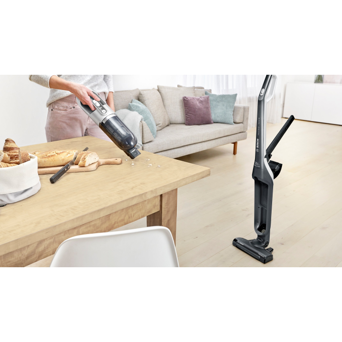 Bosch BBH3230GB 2 in 1 Cordless Upright Vacuum Cleaner, Black