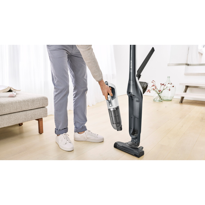 Bosch BBH3230GB 2 in 1 Cordless Upright Vacuum Cleaner, Black
