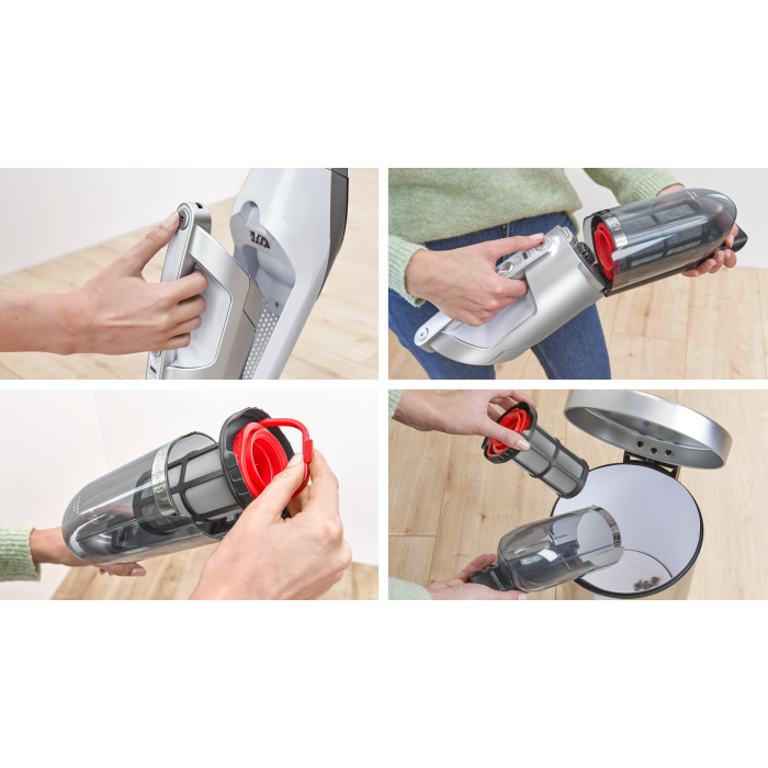 Bosch BBH3280GB 2 in 1 Cordless Upright Vacuum Cleaner, Silver