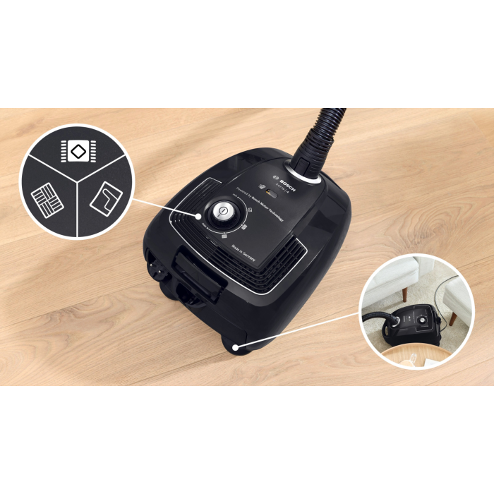 Bosch BGL38BA3GB Serie 4 ProEco 850W Bagged Cylinder Vacuum Cleaner