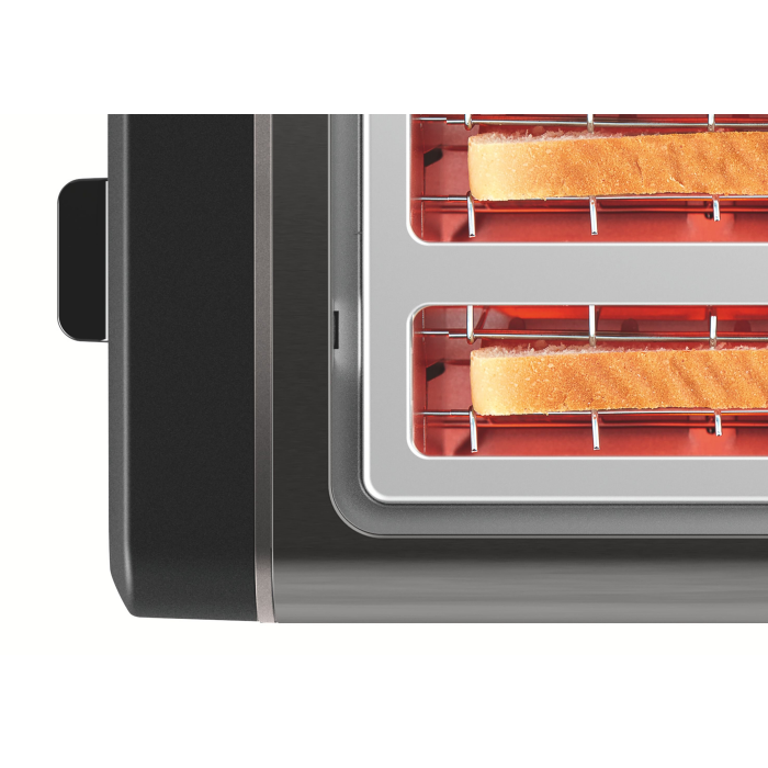 Bosch TAT5P445GB 4 Slice Toaster, Anthracite