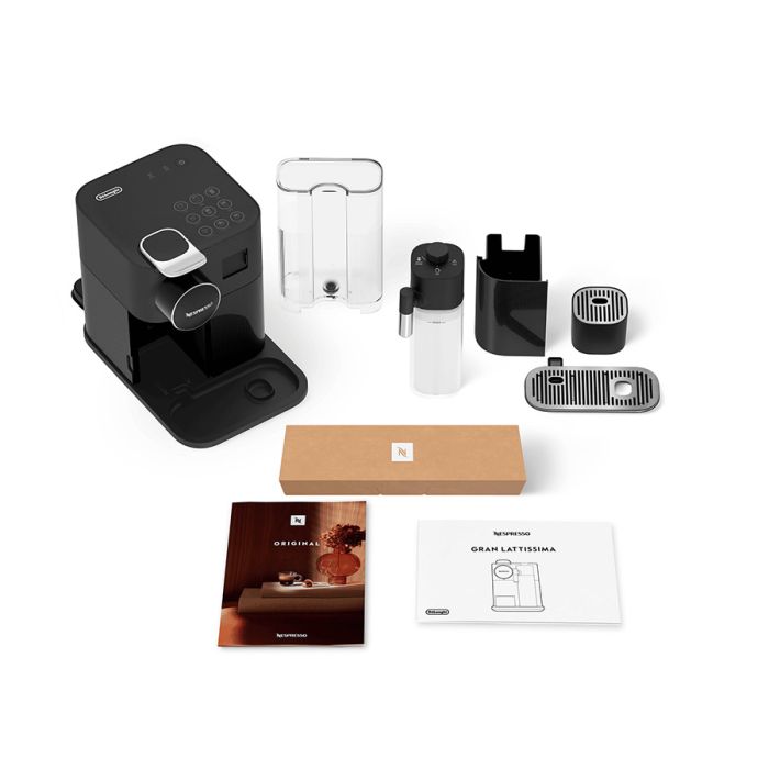 Delonghi EN640.B Gran Latissima Nespresso Coffee Machine, Black
