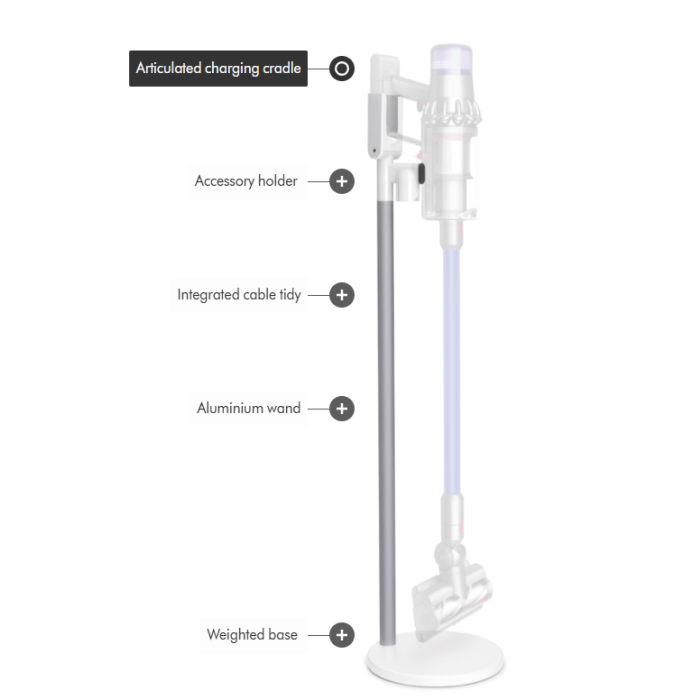 Dyson V11DOK Floor Dok For V15 Or V11 Vacuum And Tools