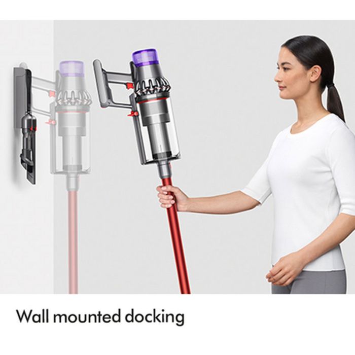 (476597-01) V11EXTRA Stick Vacuum Cleaner - 60 Minutes Run Time - Nickel/Red