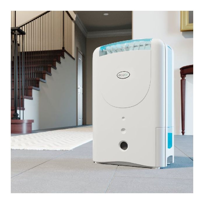 Ecoair DD1 CLASSIC MK6 BLUE 7 L/Day | Quiet 34Dba | Ioniser Anti Bacteria Silver Filter | Laundry Mo