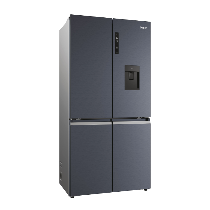 Haier HCR5919EHMB 90cm 60/40 Frost Free American Fridge Freezer - Brushed Black