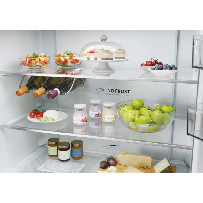 Haier HCR5919EHMB 90cm 60/40 Frost Free American Fridge Freezer - Brushed Black