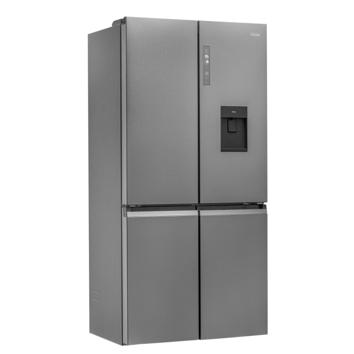 Haier HTF_520IP7 90.5cm Frost Free American Style Fridge Freezer - Platinum Inox