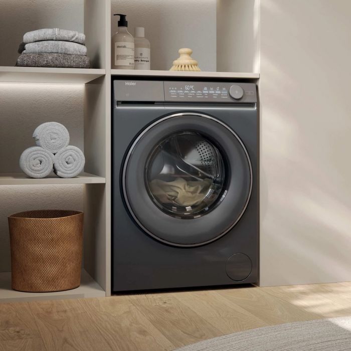 Haier X7 HW100B14367GUUK 10kg 1400 spin WiFi Connected Washing Machine - Graphite