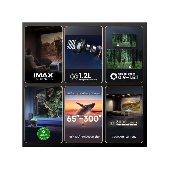 Hisense C2TUK Ultra Smart 4K Mini Laser Projector