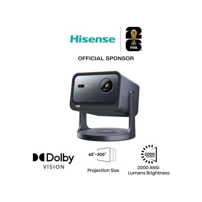 Hisense C2TUK Smart 4K Mini Triple Laser Projector