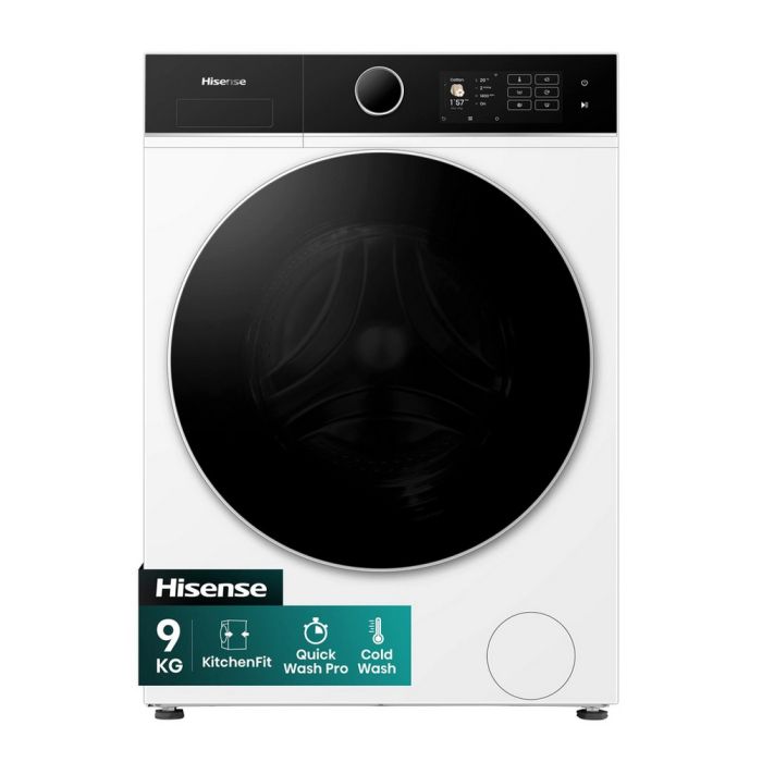Hisense WF5I9043BWFS 9kg 1400 Spin Washing Machine - White