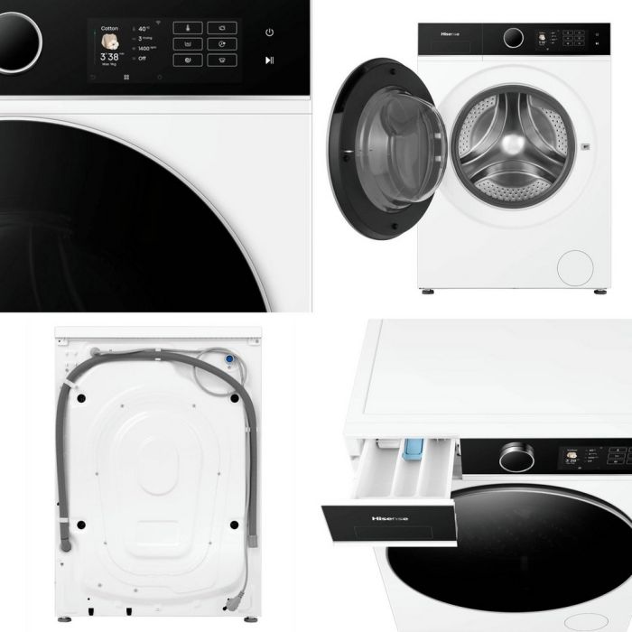 Hisense WF5I9043BWFS 9kg 1400 Spin Washing Machine - White