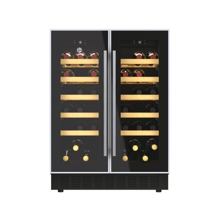 Hoover HWCB 60D UK/N  HWCB60DUK/N 59.5cm Built In Wine Cooler - Black