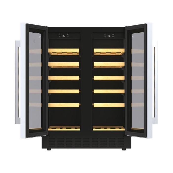 Hoover HWCB 60D UK/N  HWCB60DUK/N 59.5cm Built In Wine Cooler - Black