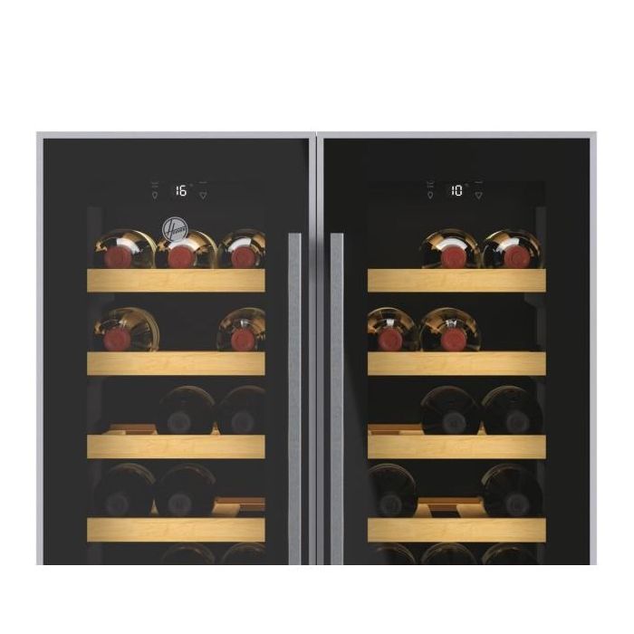 Hoover HWCB 60D UK/N  HWCB60DUK/N 59.5cm Built In Wine Cooler - Black