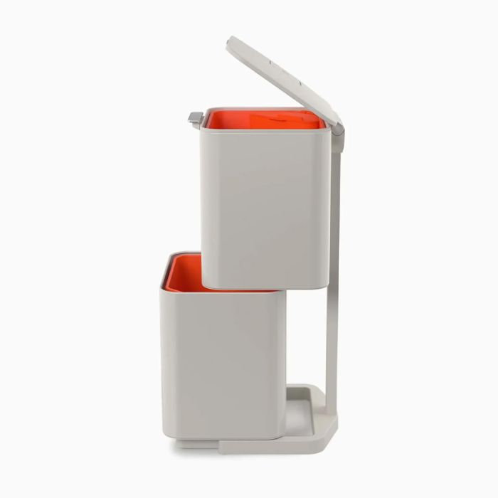Joseph Joseph 30061 STONE Totem Max 60L Stone Waste & Recycling Bin