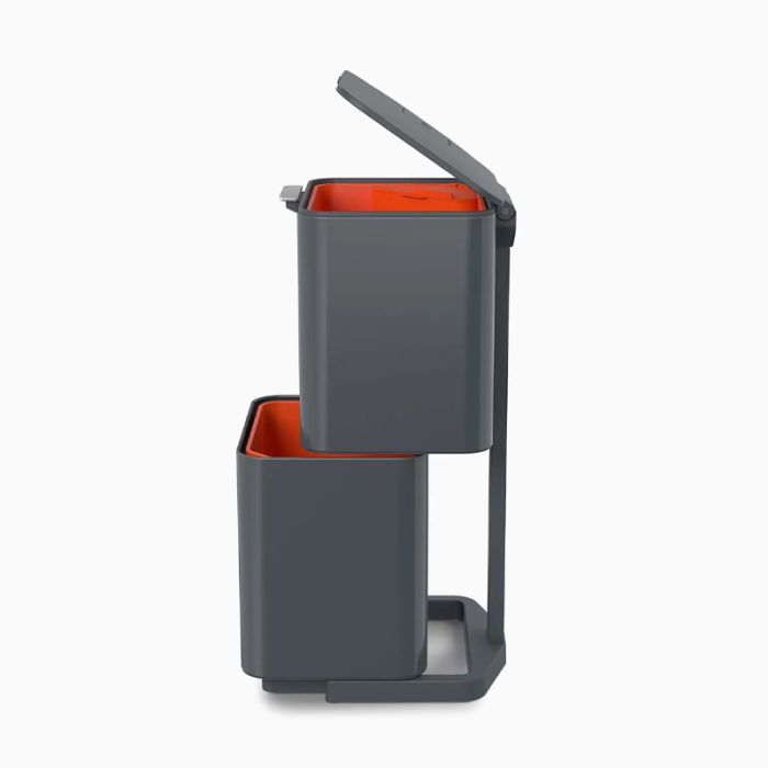 Joseph Joseph 30062 GREY Totem Max 60L Grey Waste & Recycling Bin