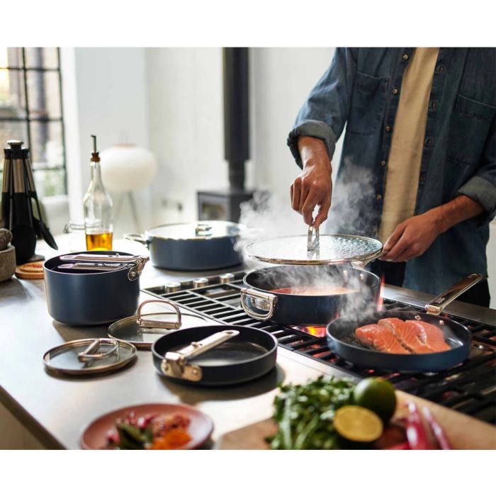 Joseph Joseph 45086 Space™ Non-Stick 6 Piece Cookware Set, Blue