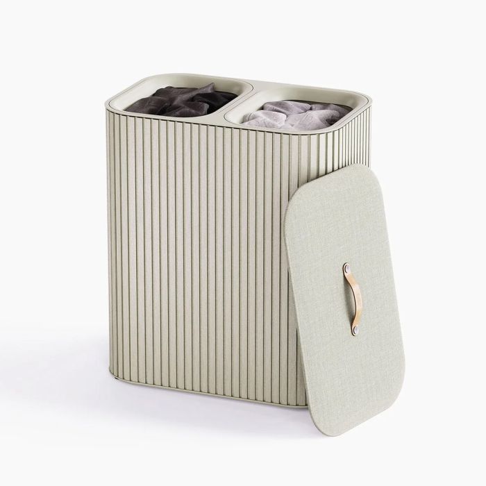 Joseph Joseph 5000006 Tota Luxe 90L Ecru Laundry Separation Basket