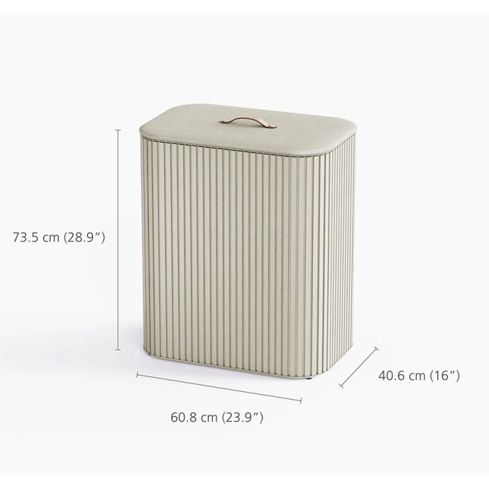 Joseph Joseph 5000006 Tota Luxe 90L Ecru Laundry Separation Basket