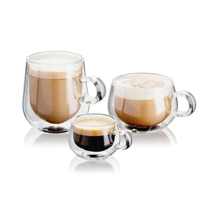 JUDGE JDG25 Double Walled Glassware 2 Piece Espresso Glass Set