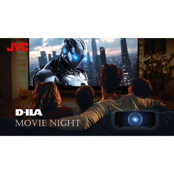 JVC DLA-N700BE 4K Ultra D-Ila Home Cinema Projector With New Blu-Escent Laser 2, Black
