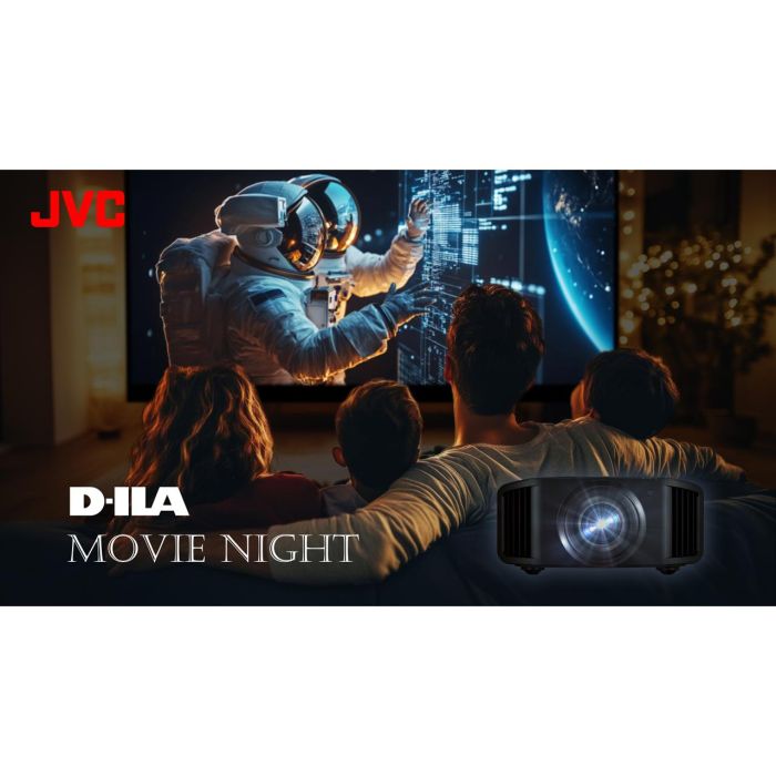 JVC DLA-N900BE 8K Ultra D-Ila Home Cinema Projector With New Blu-Escent Laser 3, Black