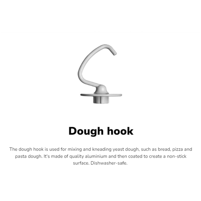 KitchenAid 5K45SSBWH 4.3L Classic Stand Mixer, White
