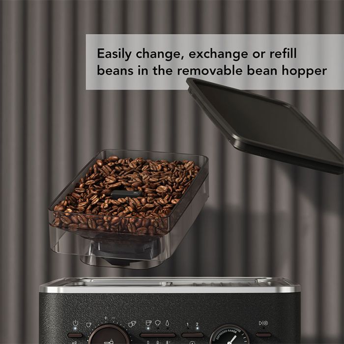 KitchenAid 5KES6551BBK Semi-Automatic Espresso Machine, Cast Iron Black