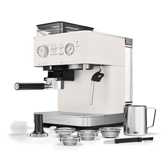 KitchenAid 5KES6551BPL Semi-Automatic Espresso Machine, Porcelain