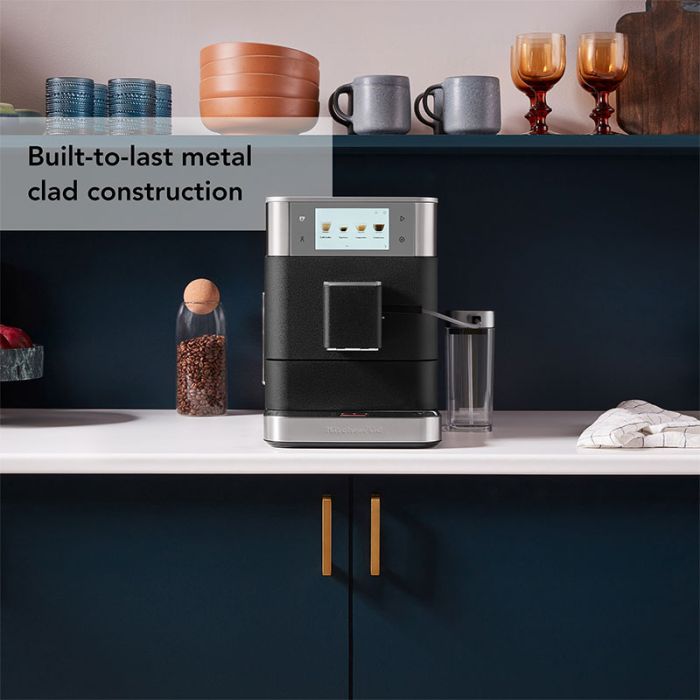 KitchenAid 5KES8558BBK Kf8 Fully Automatic Espresso Machine - Cast Iron Black