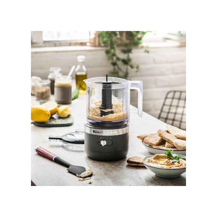 KitchenAid 5KFCB519BDG 1.19L Cordless Food Chopper, Charcoal Grey