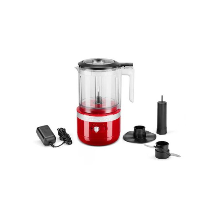 KitchenAid 5KFCB519BER 1.19L Cordless Food Chopper, Empire Red