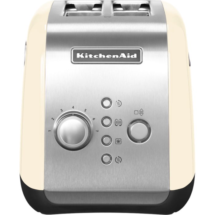 KitchenAid 5KMT221BAC 2 Slice Automatic Toaster, Almond Cream