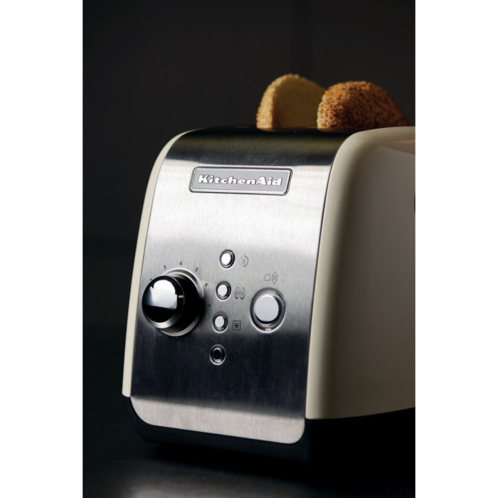 KitchenAid 5KMT221BAC 2 Slice Automatic Toaster, Almond Cream