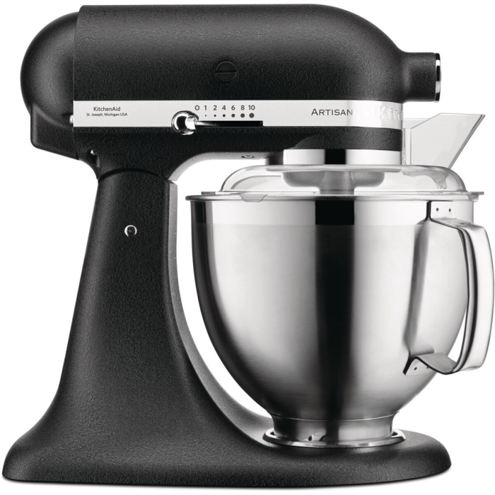 KitchenAid 5KSM185PSBBK 185 ARTISAN 4.8L Tilt-head Stand Mixer, Cast Iron Black