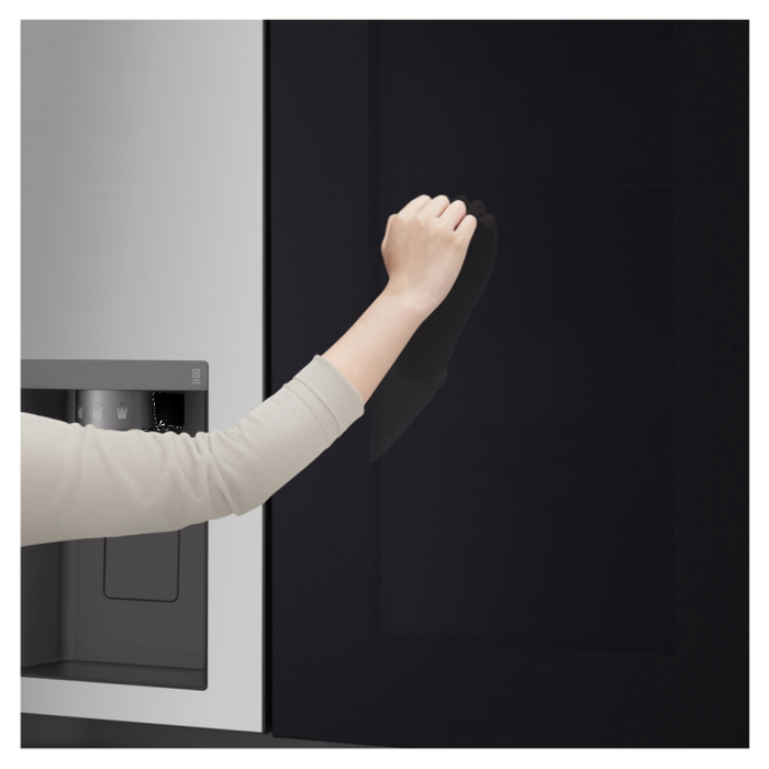 LG GSGV81PYLL InstaView 635L Door-in-Door Fridge Freezer, Shiny Steel