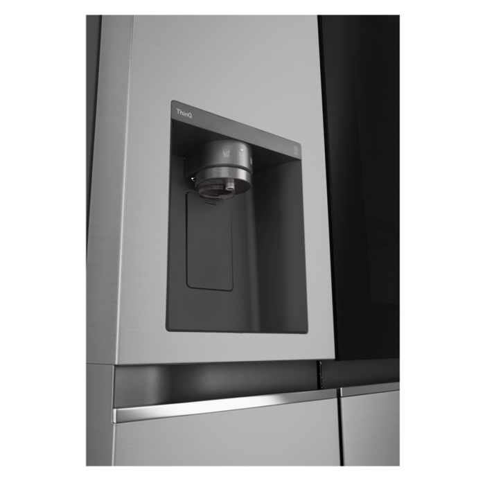 LG GSGV81PYLL InstaView 635L Door-in-Door Fridge Freezer, Shiny Steel