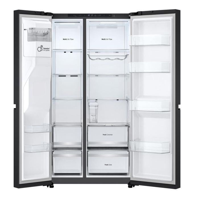 LG GSLE81EPBD 91.3cm 50/50 Total No Frost American Fridge Freezer - Essence Matte Black