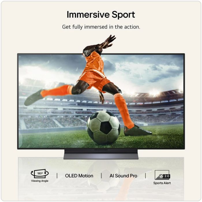 LG OLED55C66LB.AEK 55inch 4K OLED evo AI Smart TV (2026)