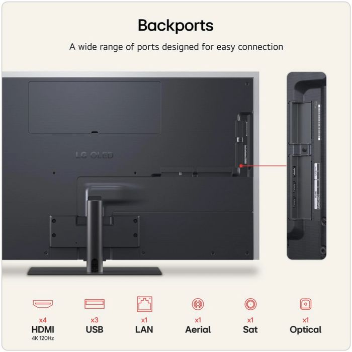 LG OLED55G66LS.AEK 55inch 4K OLED evo AI Stand version Smart TV (2026)