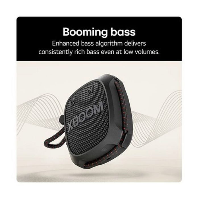 LG XG2TBK.CEUSLLK Go XG2 Portable Bluetooth Speaker - Black
