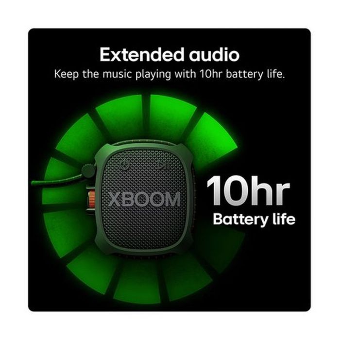 LG XG2TBK.CEUSLLK Go XG2 Portable Bluetooth Speaker - Black