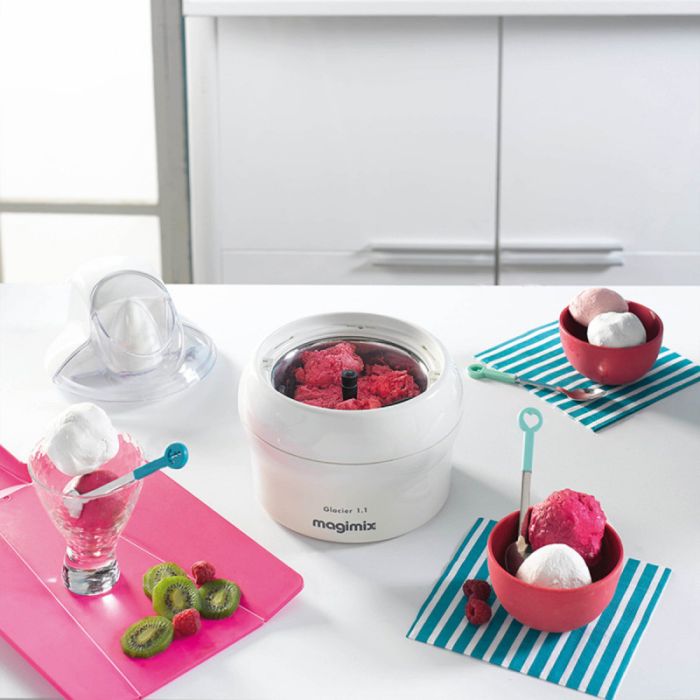 Magimix 11047 WHITE Le Glacier 1.1L Ice Cream Maker, White