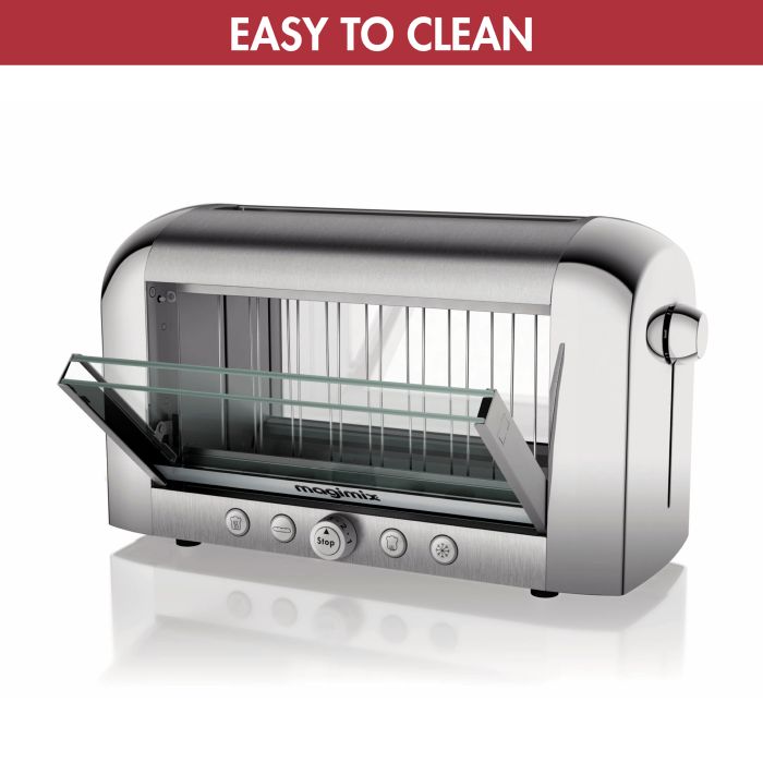 Magimix 11526 TOASTER 2-Slice Vision Toaster with Glass Window, Stainless S